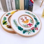 Cross-Border Hand Embroidery DIY Kit: Christmas & Halloween Creative Su Embroidery Decorative Paintings
