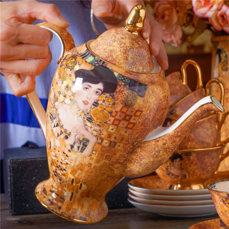 Baroque Splendor | Luxury Vintage Bone China Coffee & Dining Suite - Grand Château Collection - Image 2