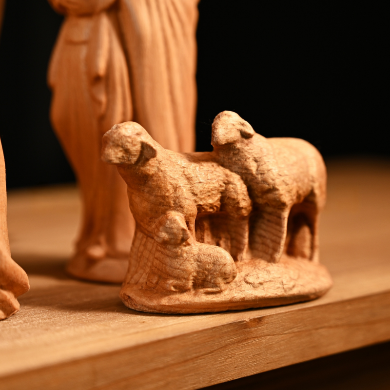 Wooden Nativity Set Religious Christmas Table Centerpiece - Image 3