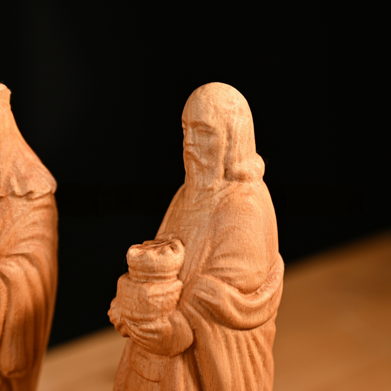 Wooden Nativity Set Religious Christmas Table Centerpiece - Image 4