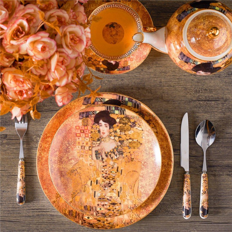 Baroque Splendor | Luxury Vintage Bone China Coffee & Dining Suite - Grand Château Collection - Image 4