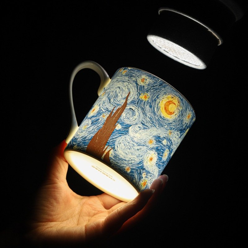 Starry Sunflower | Luxury Van Gogh Fine Bone China Cup & Saucer Gift Set - Image 4