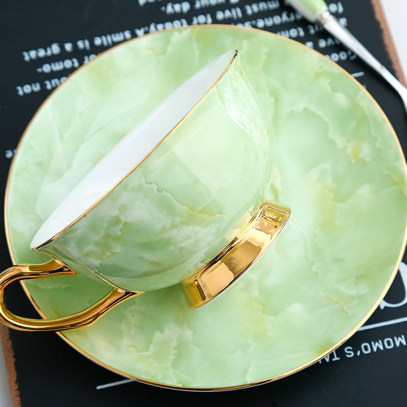 Imperial Quartz | Luxury Fine Bone China Afternoon Tea Service Suite - Gilded Marble & 24K Gold Collection - Image 5