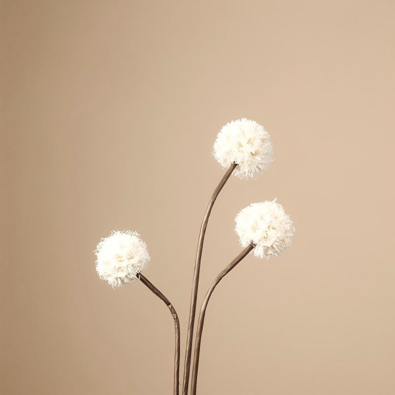 The Zen Ribbed Spindle Ceramic Vase & Dried Lotus Set | Elegant Wabi-Sabi Desktop Botanical Art - Image 11