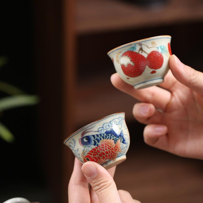 Premium Silver-Lined Lotus Porcelain Teaware Set | Artisanal Craftsmanship & Gift Presentation - Image 5