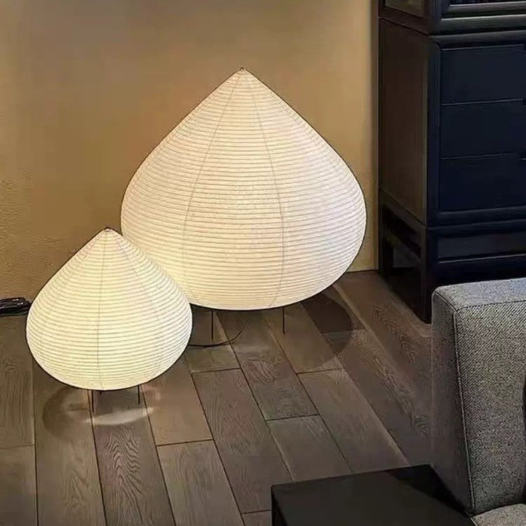Japanese Wabi-Sabi Style Rice Paper Table Lamp (Bedroom/Dining Room/Tea Room) – Factory Direct; Designer Paper-Art Floor Lamp for Guesthouses - Image 2