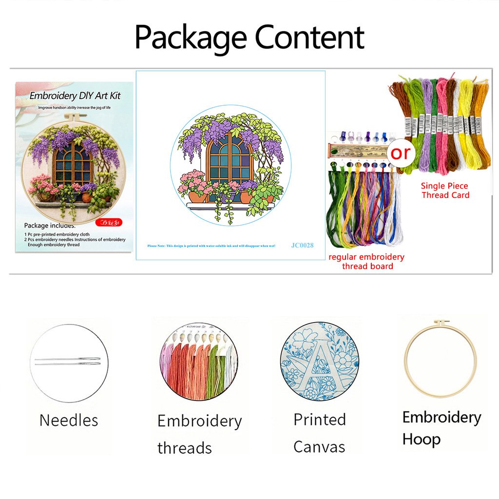 Scenic Serenity: DIY Hand Embroidery Kit Series - Image 8