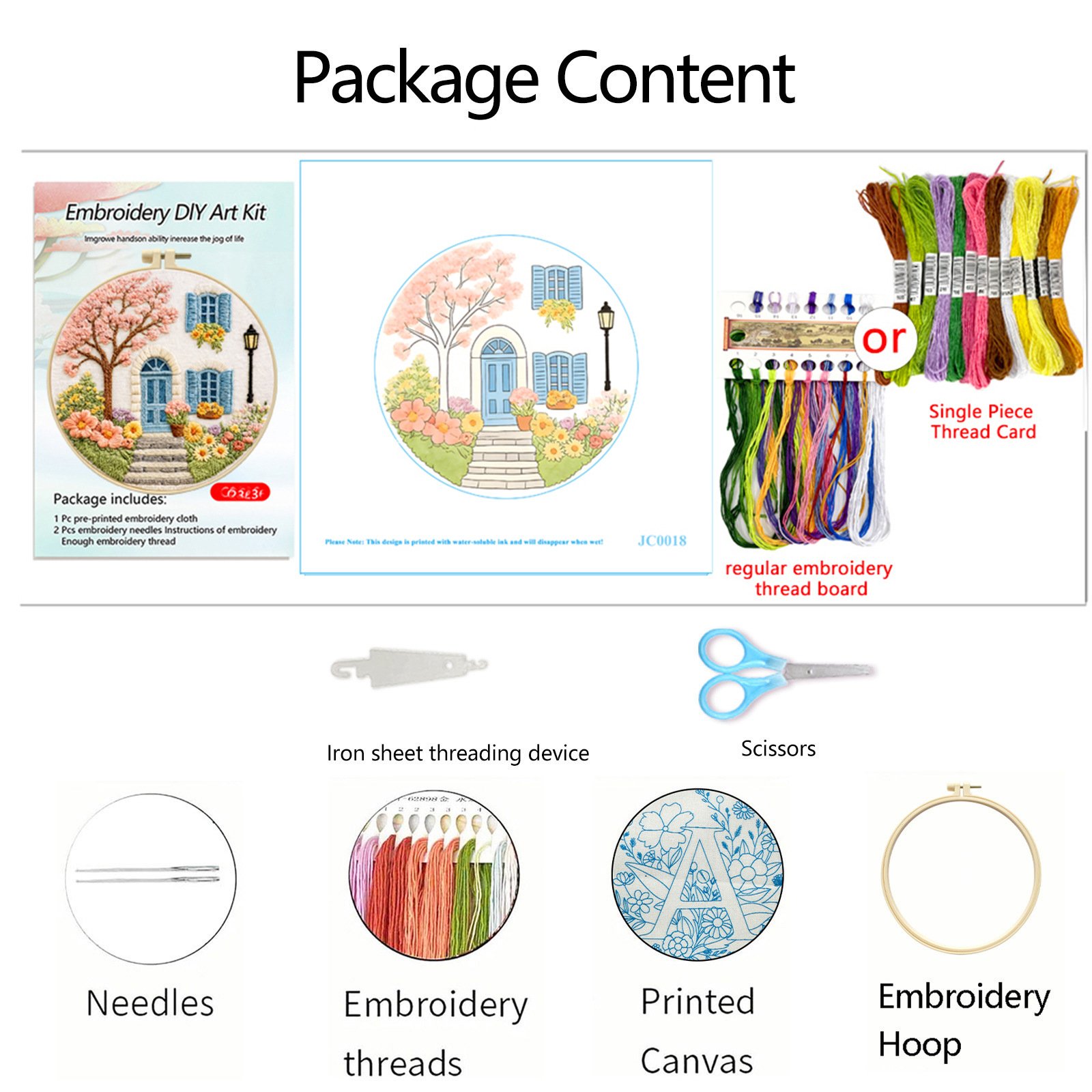 Scenic Serenity: DIY Hand Embroidery Kit Series - Image 7