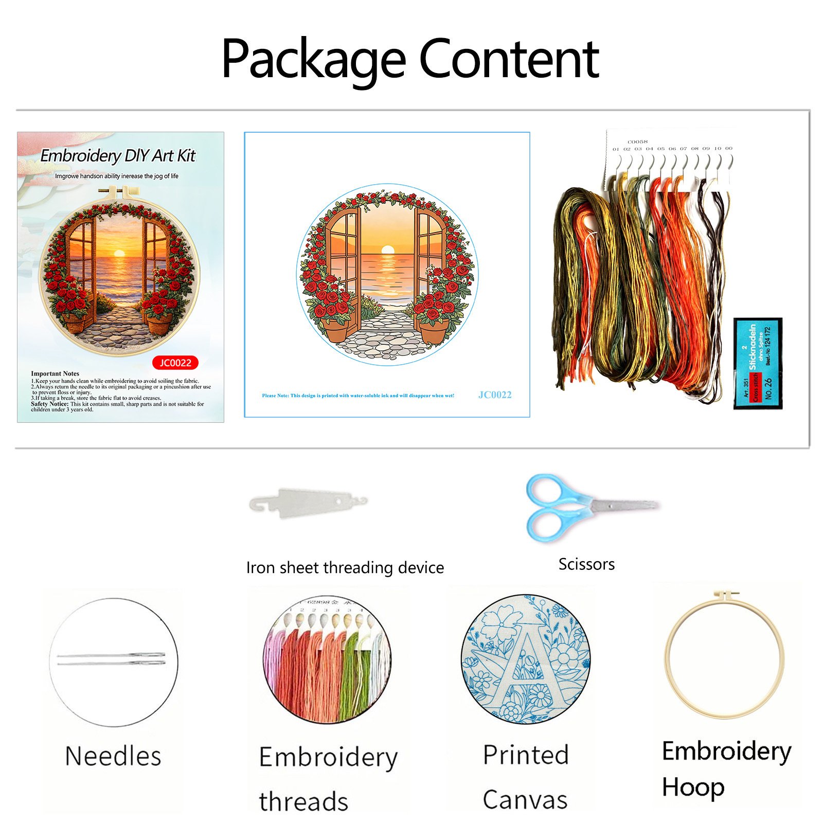 Scenic Serenity: DIY Hand Embroidery Kit Series - Image 6