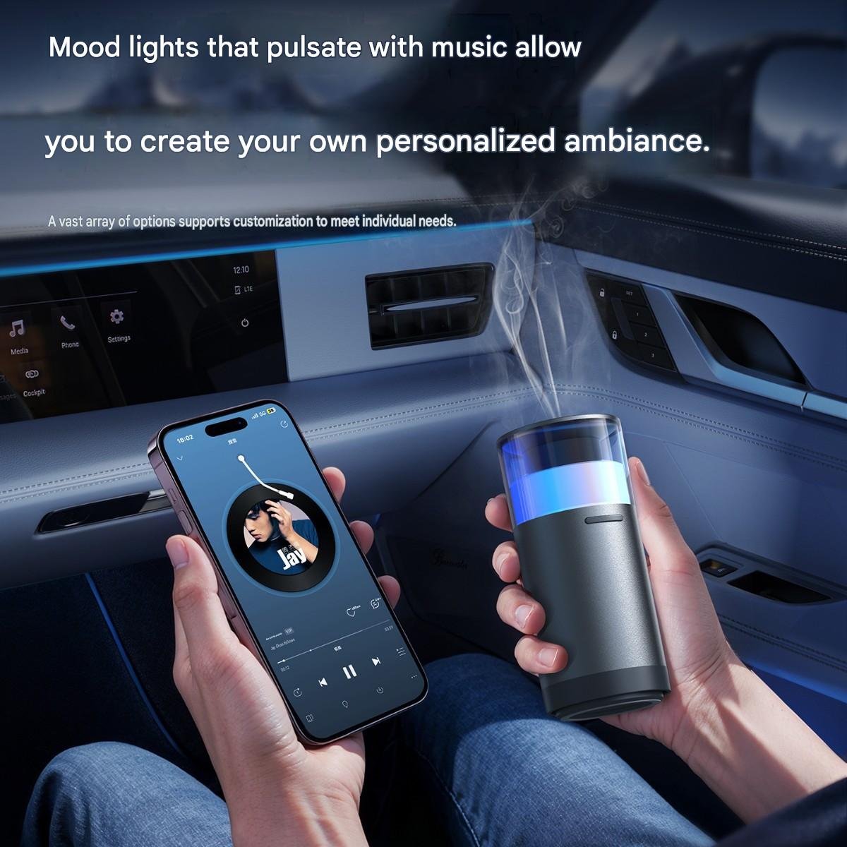 Electronic Smart Automatic Start-Stop Car Fragrance - Image 5