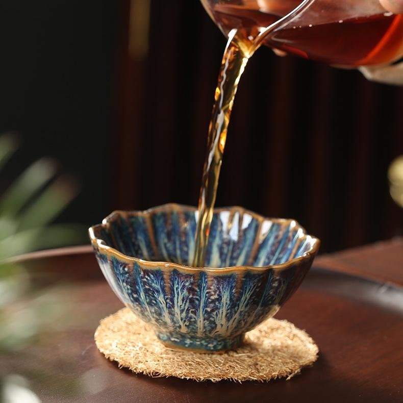 Artisan Jian Zhan Kiln-Transformed Porcelain Teaware Set - Image 3