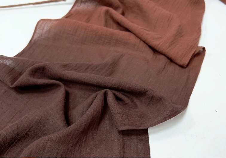 Earthbound Melodies: The Chestnut & Espresso Multi-Texture Scarf Collection - Image 16