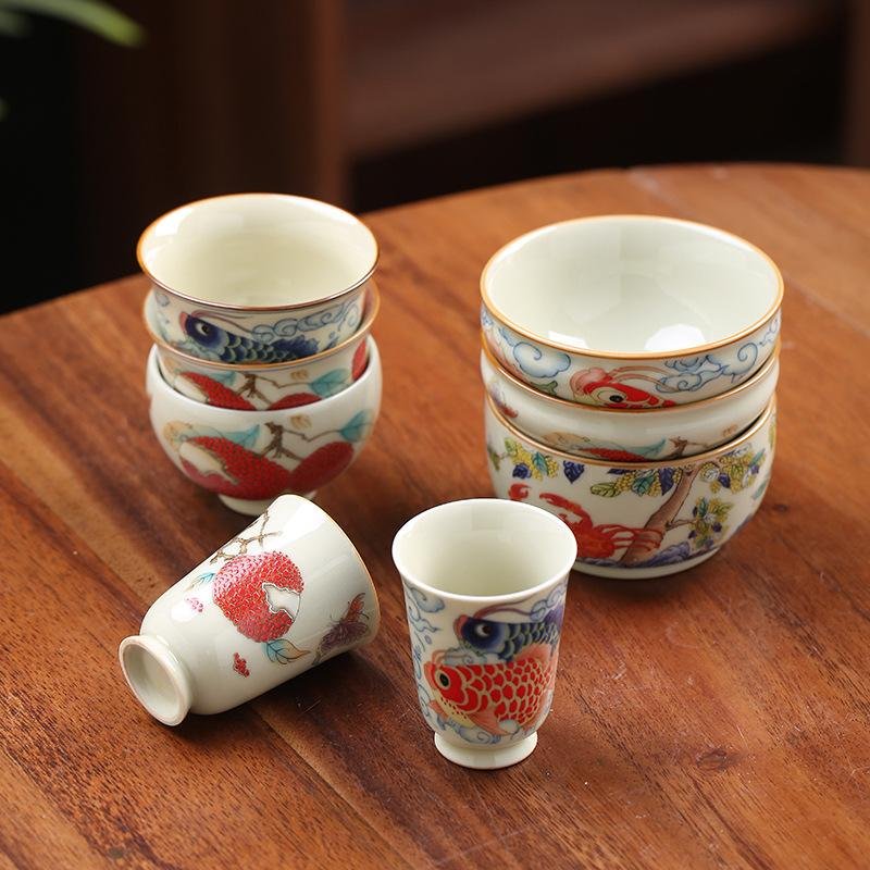 Premium Silver-Lined Lotus Porcelain Teaware Set | Artisanal Craftsmanship & Gift Presentation - Image 3
