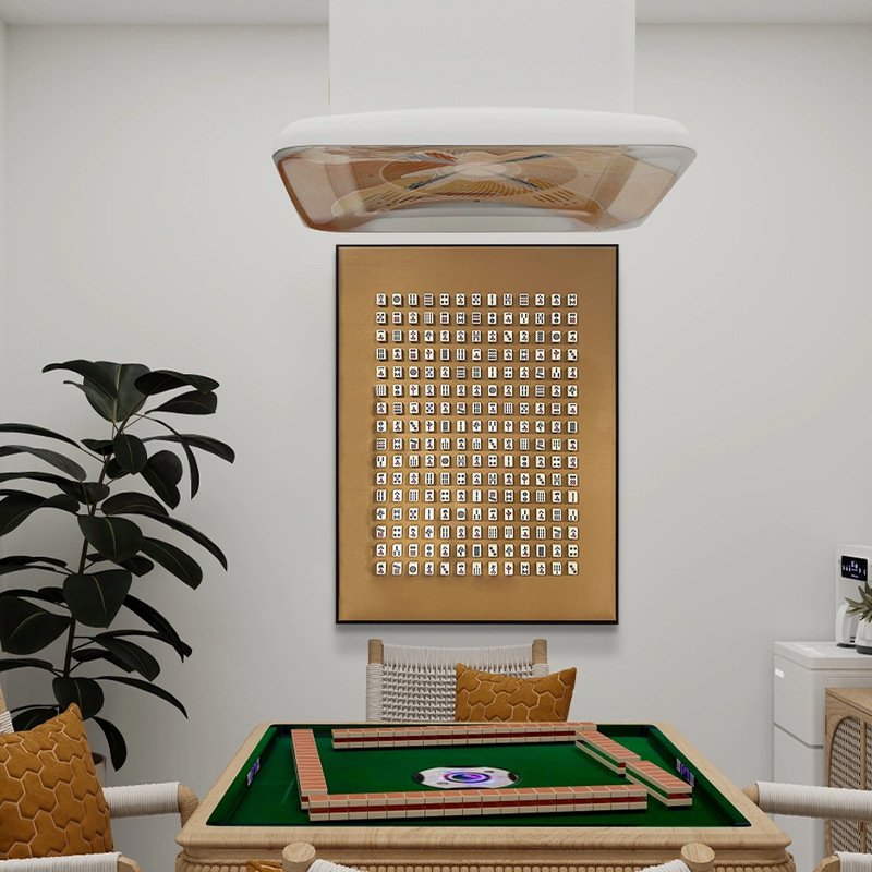 Chinese Culture 3D Mahjong Matrix Resin Craft Framed Wall Art Decor - Image 5