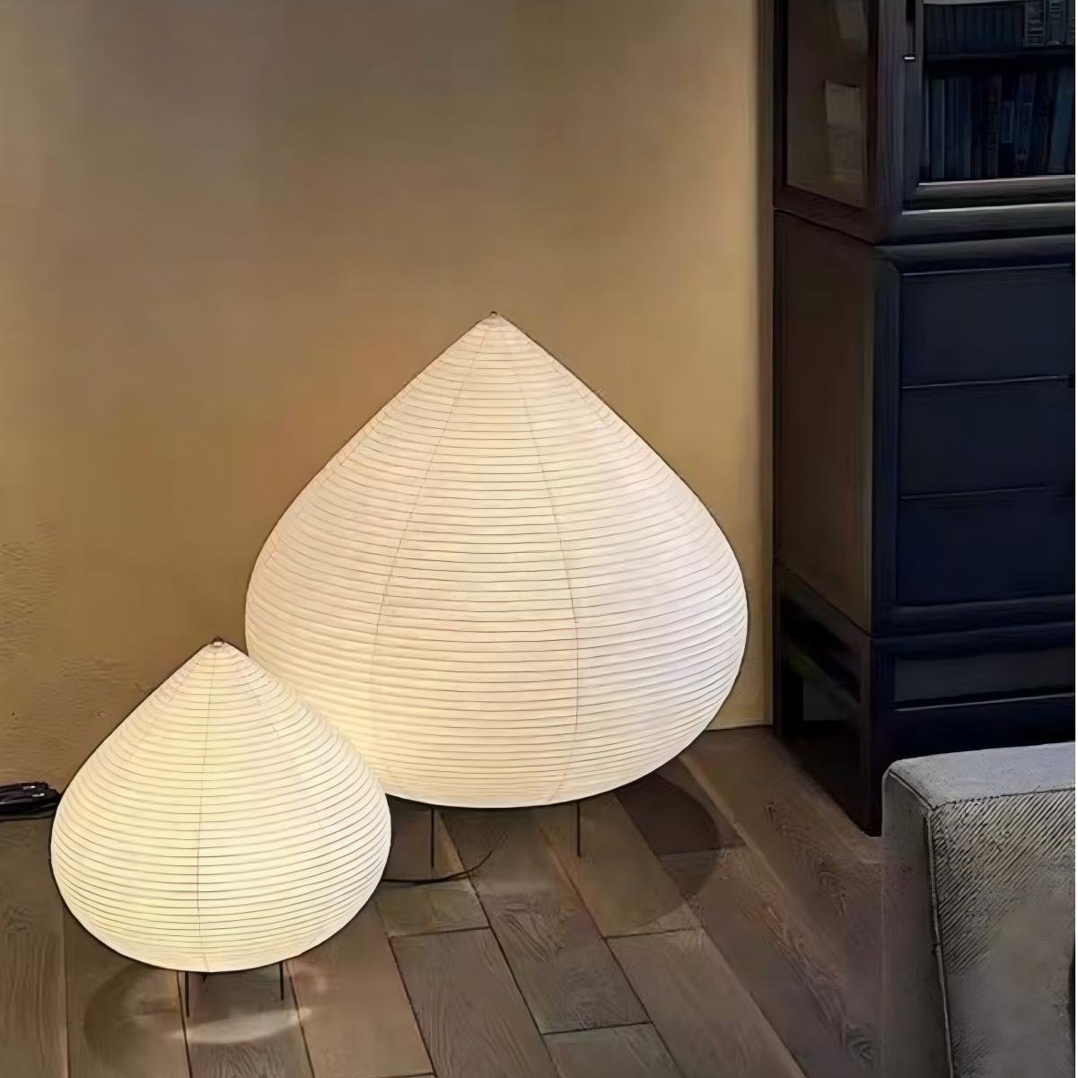 Japanese Wabi-Sabi Style Rice Paper Table Lamp (Bedroom/Dining Room/Tea Room) – Factory Direct; Designer Paper-Art Floor Lamp for Guesthouses - Image 4