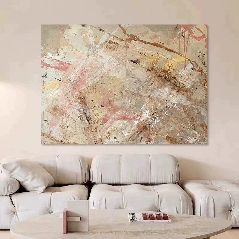"Whispering Earth" Large Fine Art Abstract Canvas Print - Image 4