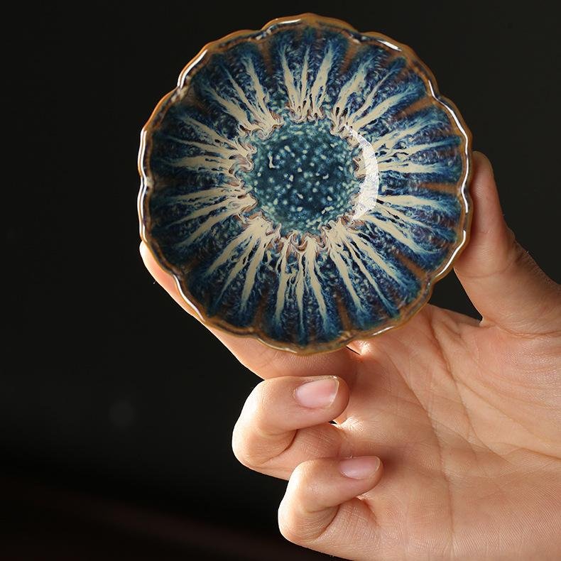 Artisan Jian Zhan Kiln-Transformed Porcelain Teaware Set - Image 5