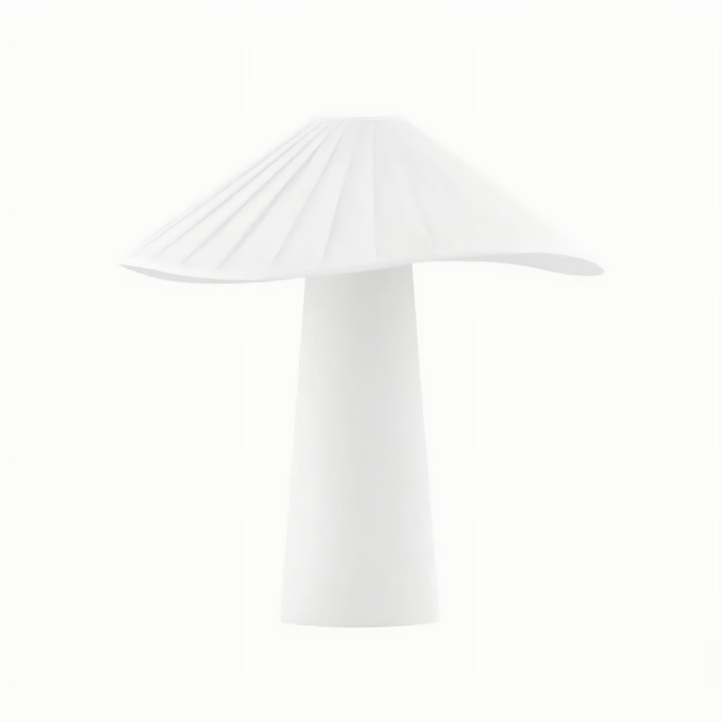 Creative Nordic-style model home modern bedroom minimalist bedside table lamp; suitable for villas, guesthouses, hotels, and studies—fabric mushroom lamp. - Image 4