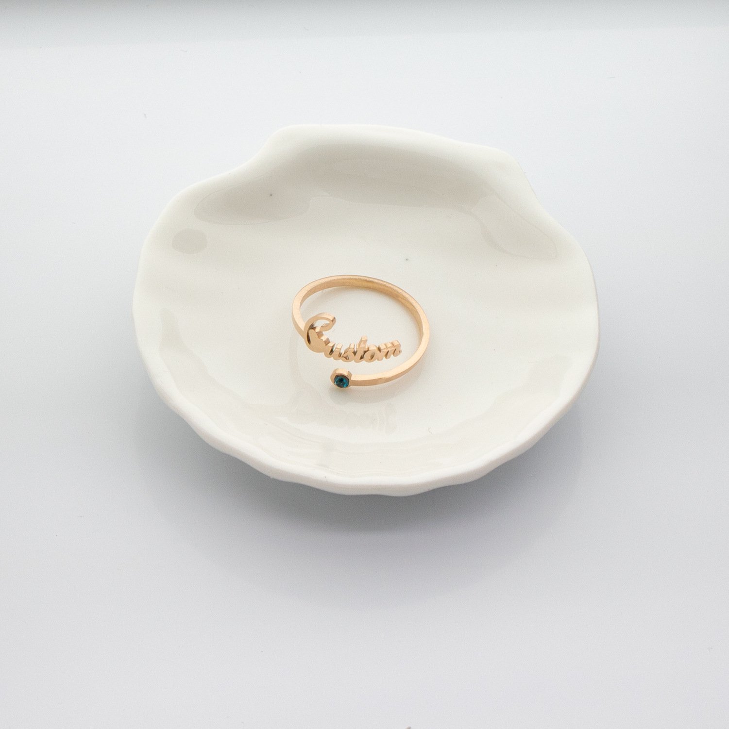 Birthstone Accent, Stainless Steel Custom Jewelry Gift for Women - Image 4