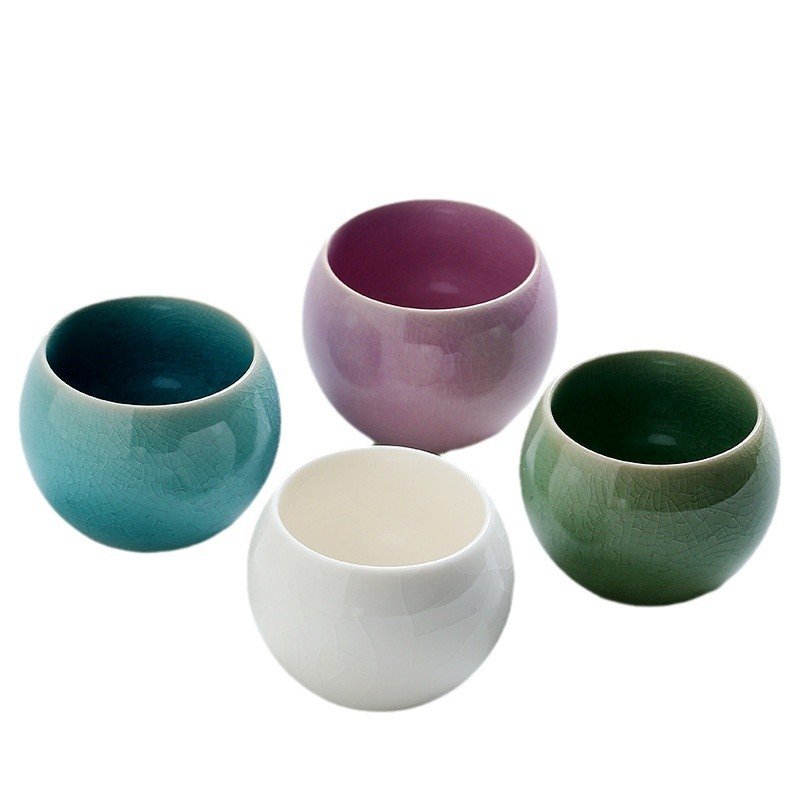 Handmade Coarse Clay Side-Handle Teapot Set - Image 6