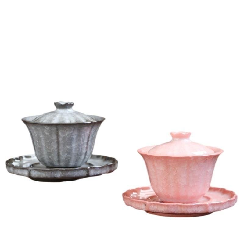 Artisan Embossed Floral Jian Zhan Teacup - Vintage Collection - Image 6