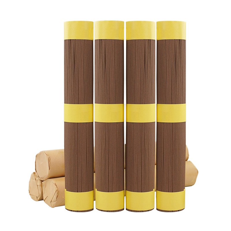 Natural Brown Hand-tied Incense Sticks, Bulk Pack Vertical Line Incense for Indoor Aromatherapy