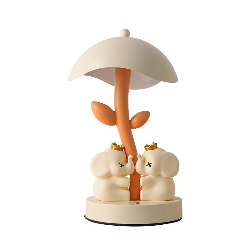 "Embrace & Accompany" Whimsical Storybook Desk Lamp | Premium Animal Nursery & Bedside Ambient Nightlight - Image 5
