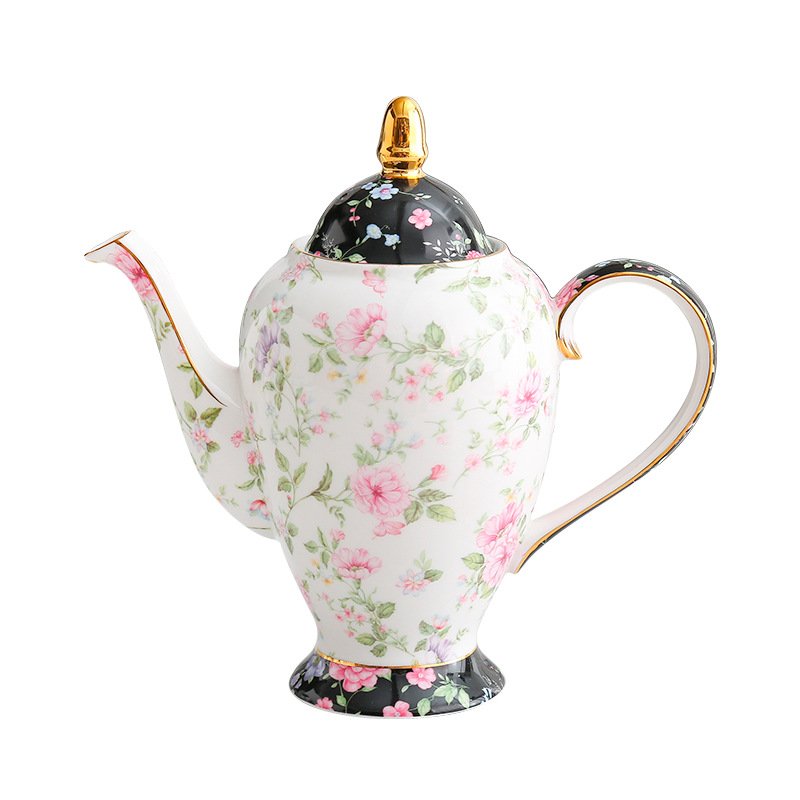English Rose Charm Fine Bone China Tea Service | Whimsical Victorian Botanical Collection - Image 6