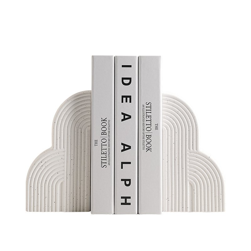Symmetry & Silhouette | Nordic Avant-Garde Minimalist Ceramic Ornament & Bookend Collection - Image 4