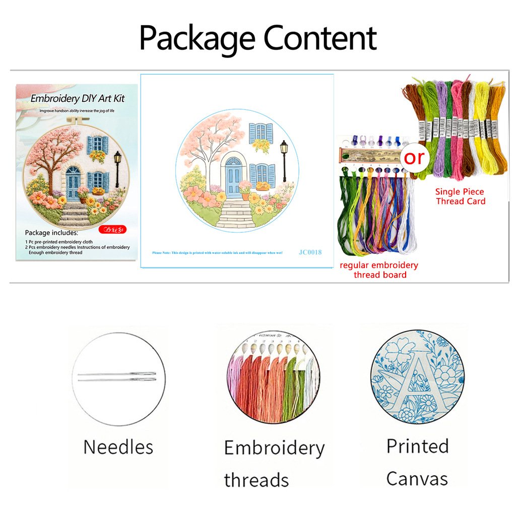 Scenic Serenity: DIY Hand Embroidery Kit Series - Image 15